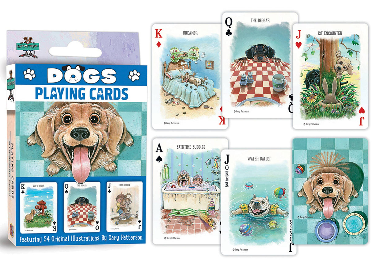 Dogs Playing Cards
