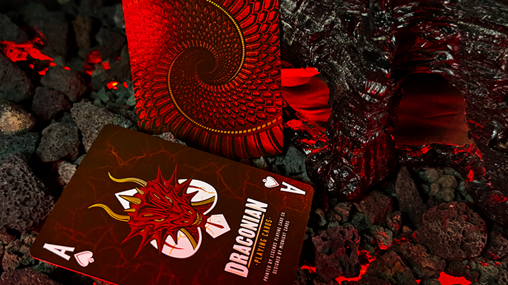 Draconian Crimson Playing Cards