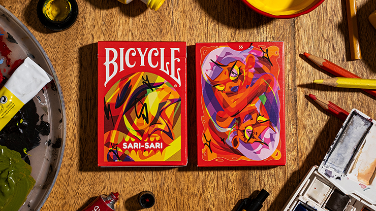 Bicycle Sari Sari (Code Red Edition) Playing Cards