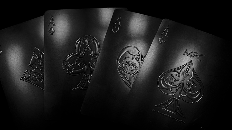 Aqua Black Invisible Playing Cards
