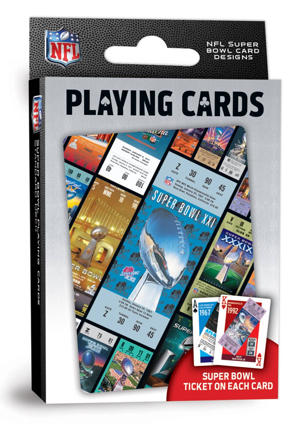 NFL Super Bowl Ticket Playing Cards