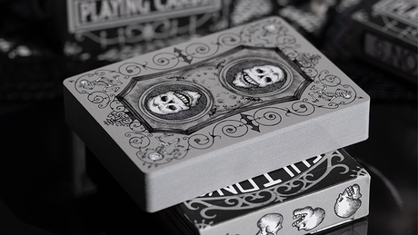 Fulton's October Tombstone Grey Playing Cards