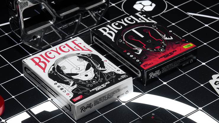Bicycle Machine56 R-TYPE/3 White Playing Cards