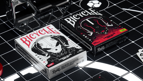 Bicycle Machine56 R-TYPE/3 White Playing Cards
