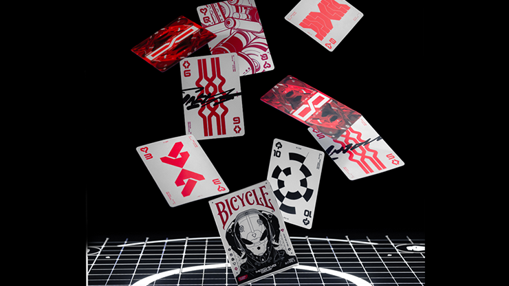 Bicycle Machine56 R-TYPE/3 White Playing Cards