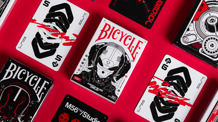 Bicycle Machine56 R-TYPE/3 White Playing Cards