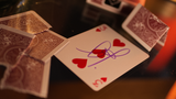 Bicycle Metallic Ruby Playing Cards