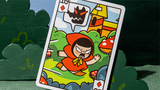 Bicycle Paper Royals Red Riding Hood Playing Cards
