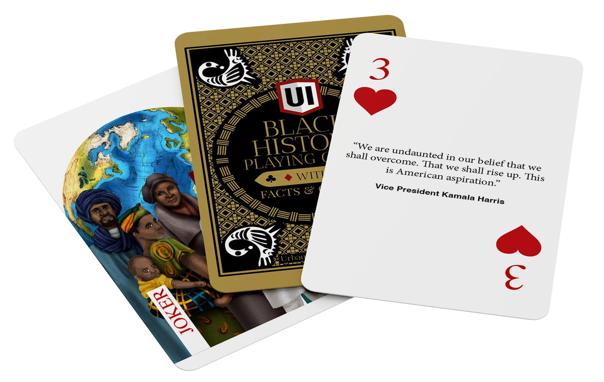 Black History Playing Cards (Black)