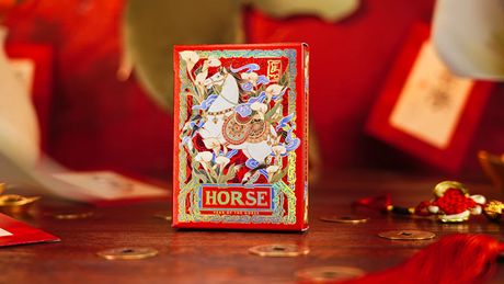 Year of the Horse (Red) Playing Cards