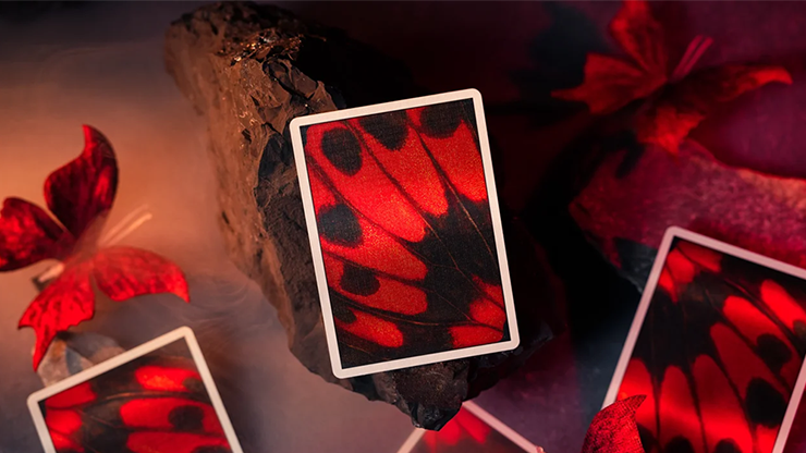 Morpho V2 (Carmine) Playing Cards