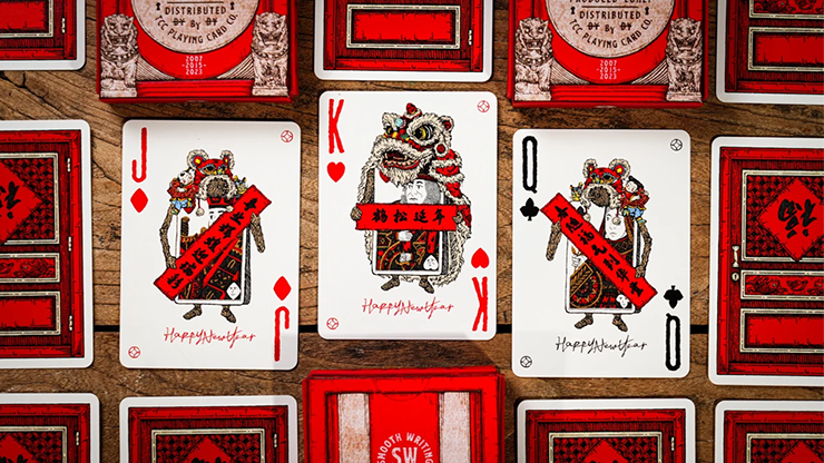 New Year Playing Cards
