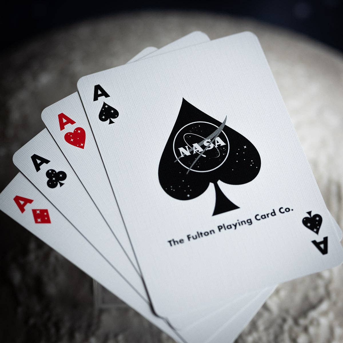 NASA BLACK HOLE “Meatball” Logo Playing Cards