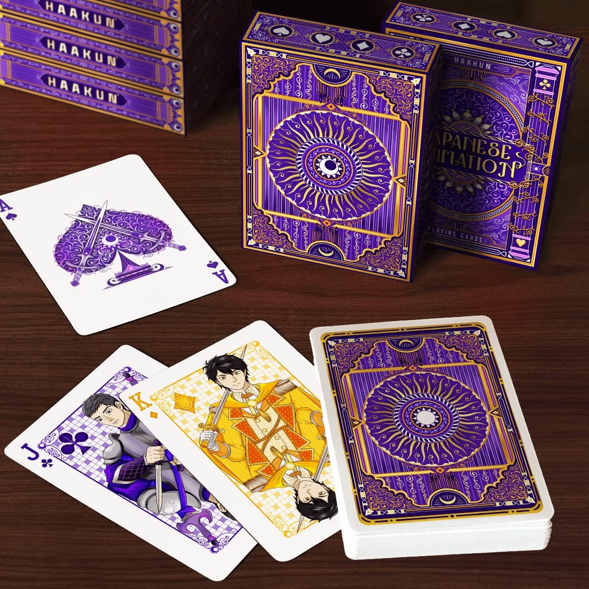 Japanese Animation Playing Cards