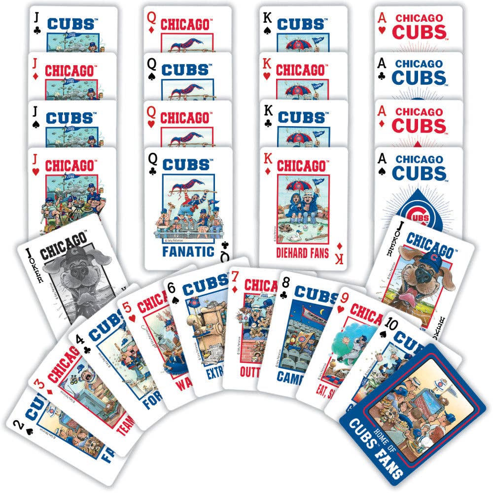 Chicago Cubs Fan Deck Playing Cards - 54 Card Deck