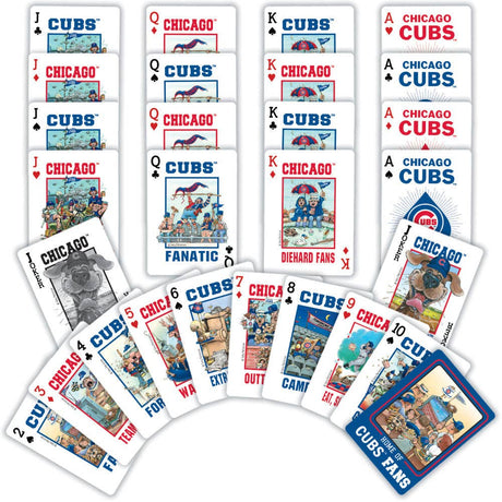 Chicago Cubs Fan Deck Playing Cards - 54 Card Deck