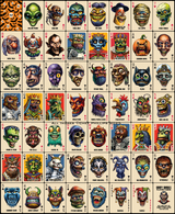 Goofy Ghouls- Halloween Monster Portraits Playing Cards