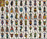 Imaginary Friends and Fiends Playing Cards