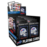 Buffalo Bills Neon-Styled Playing Cards - 54 Card Deck