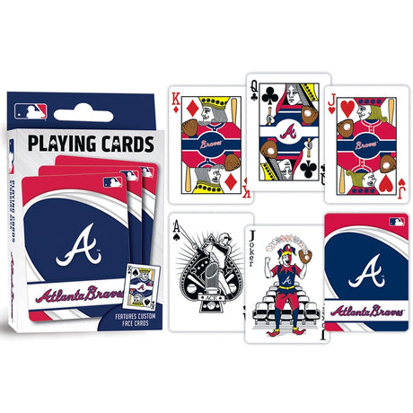 Bravos de Atlanta jugando a las cartas