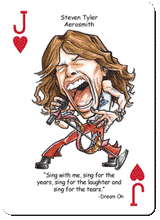 Rock n Roll Heroes Playing Cards