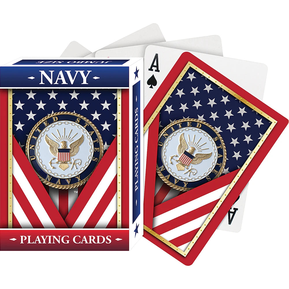 Navy Standard Index Playing Card Set