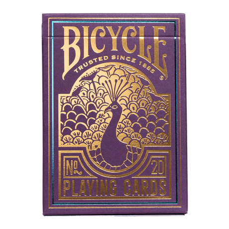 Bicycle Purple Peacock Playing Cards