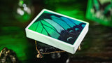 Emerald Green Morpho Playing Cards
