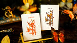 Amber Golden Morpho Playing Cards