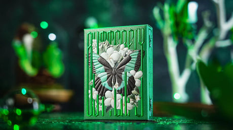 Emerald Green Morpho Playing Cards