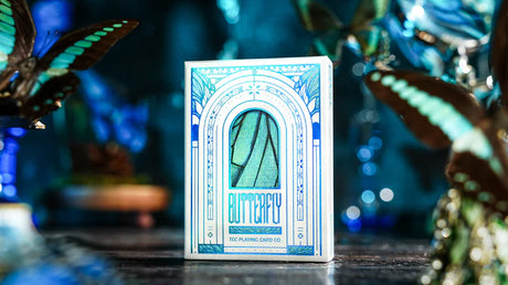 Prism Blue Morpho Playing Cards
