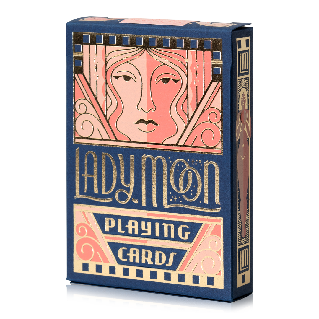 Lady Moon Playing Cards