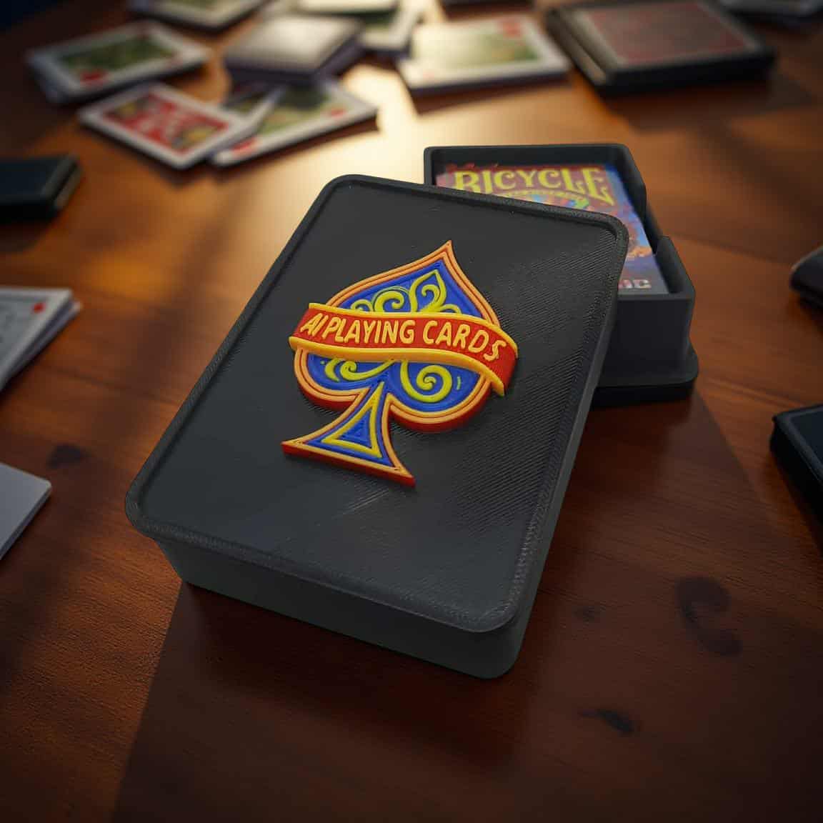 Single Playing Card Case w/AI Playing Cards Logo