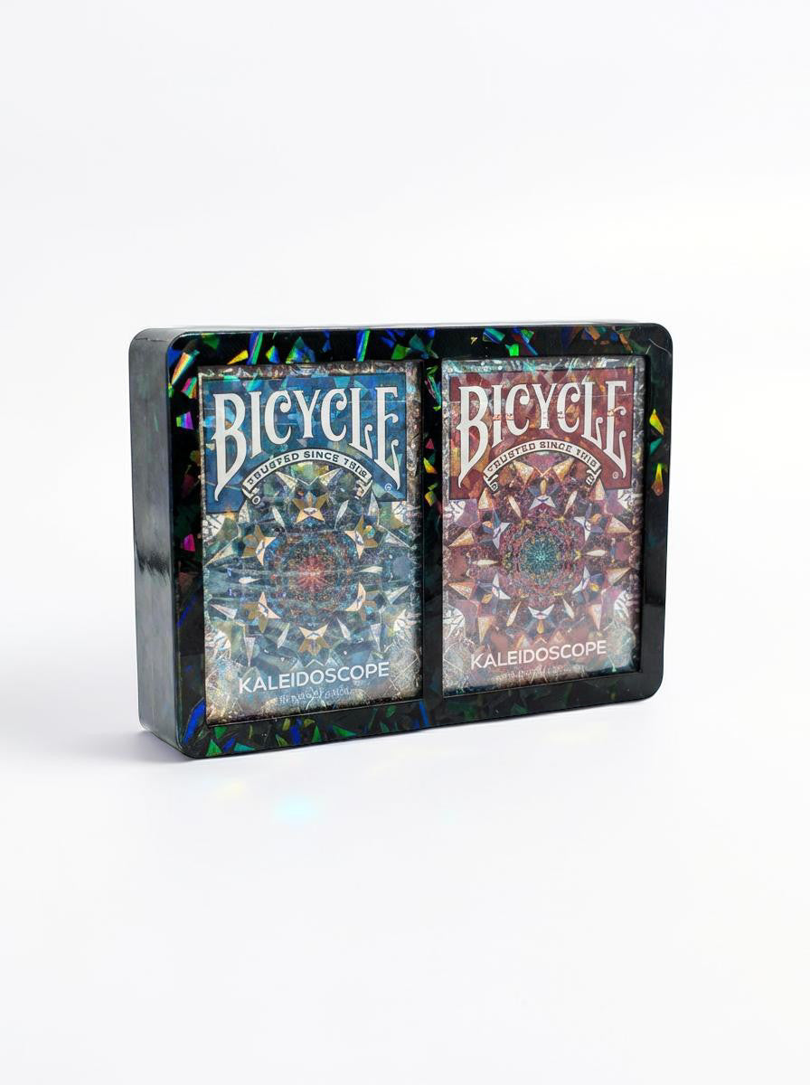 rare bicycle card decks Kaleidoscope Blue Playing Cards Color:Blue/Purple/Black swirl Bundle Type: Elite Trainer Box Custom court cards dressed Magnificent Mavens: Yu-Gi-Oh! Holiday