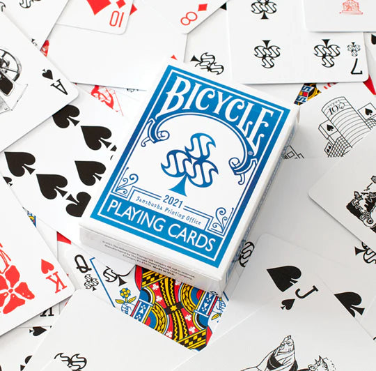 BICYCLE Sanshusha Printing Office 2021-Blue- Playing Cards