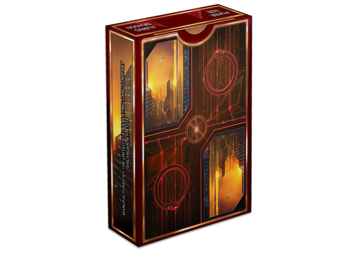 Bicycle Synthesis Playing Cards- Red (Rare)