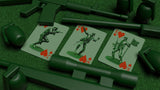 Army Men Playing Cards
