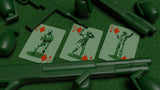 Army Men Playing Cards