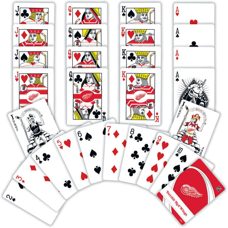 Detroit Red Wings Playing Cards