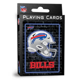 Buffalo Bills Neon-Styled Playing Cards - 54 Card Deck
