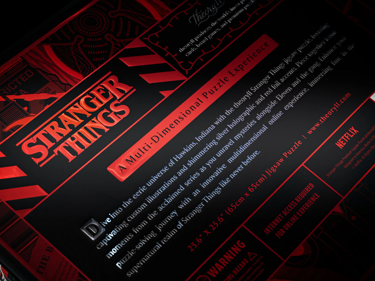 Stranger Things Premium Jigsaw Puzzle