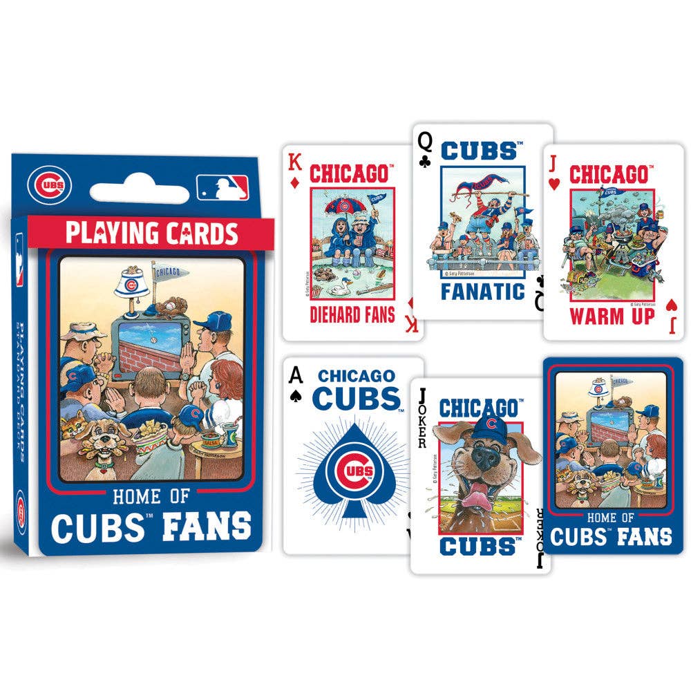 Chicago Cubs Fan Deck Playing Cards - 54 Card Deck