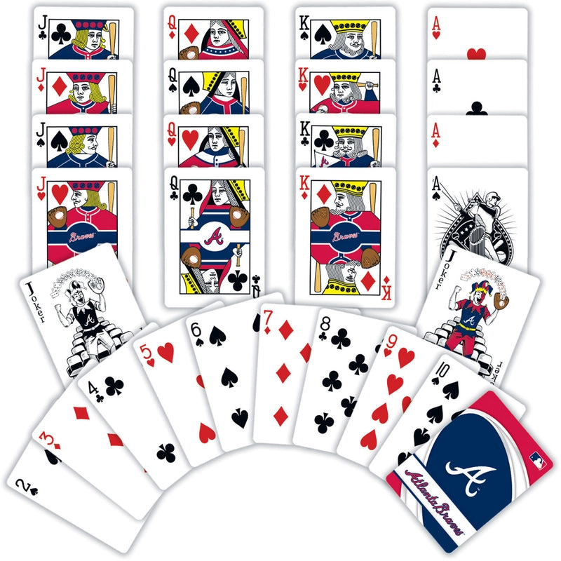 Bravos de Atlanta jugando a las cartas