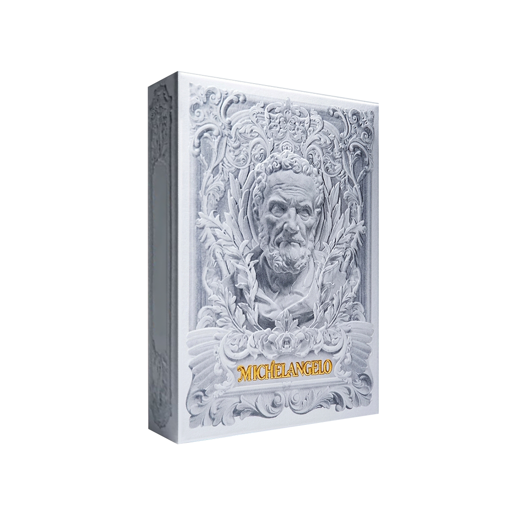 Alabaster Michelangelo Luxury Playing Cards