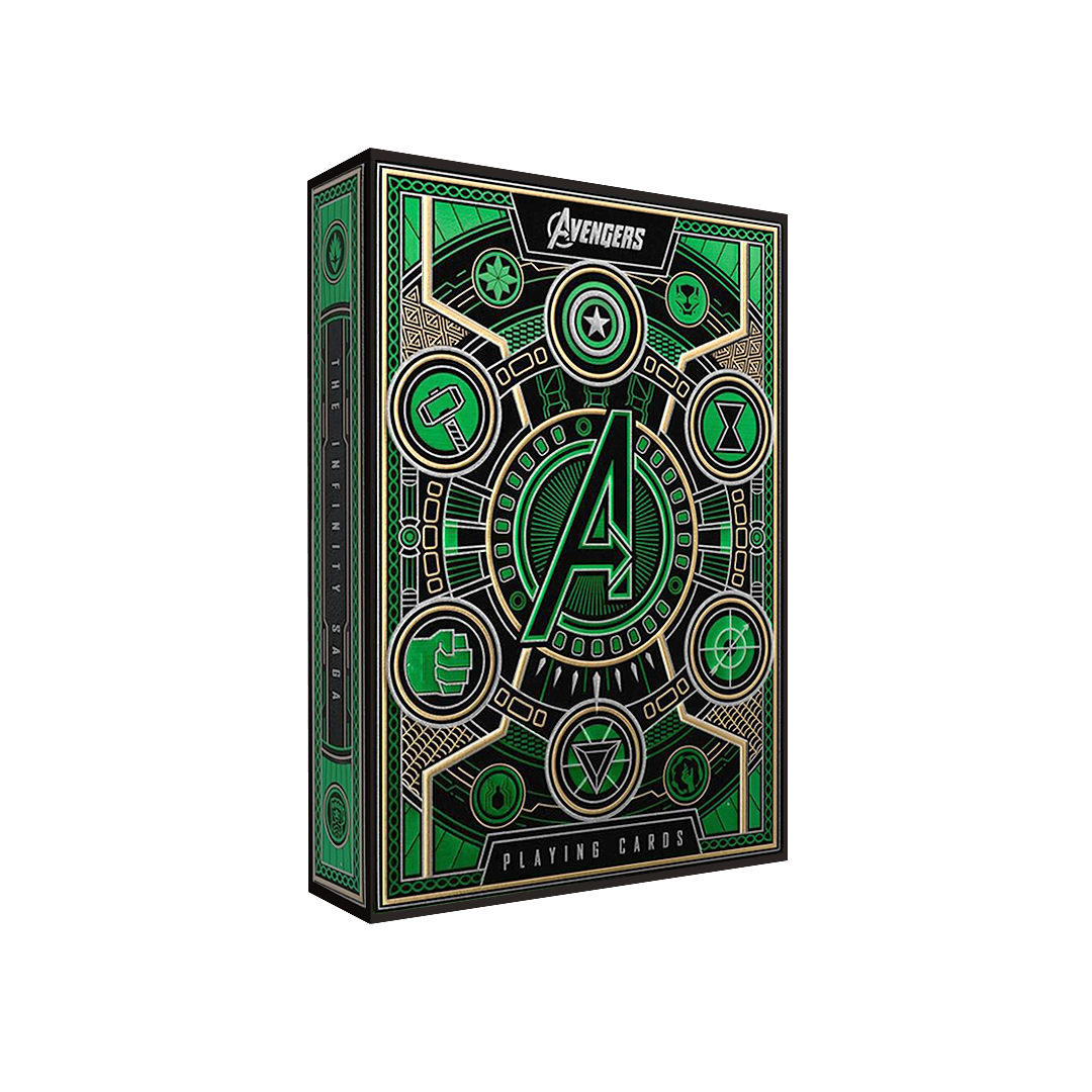 Avengers: Green Edition Playing Cards by theory11