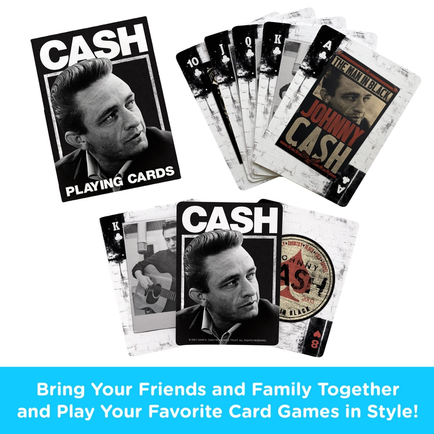 Johnny Cash Playing Cards