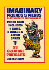 Imaginary Friends and Fiends Playing Cards