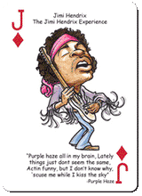 Rock n Roll Heroes Playing Cards