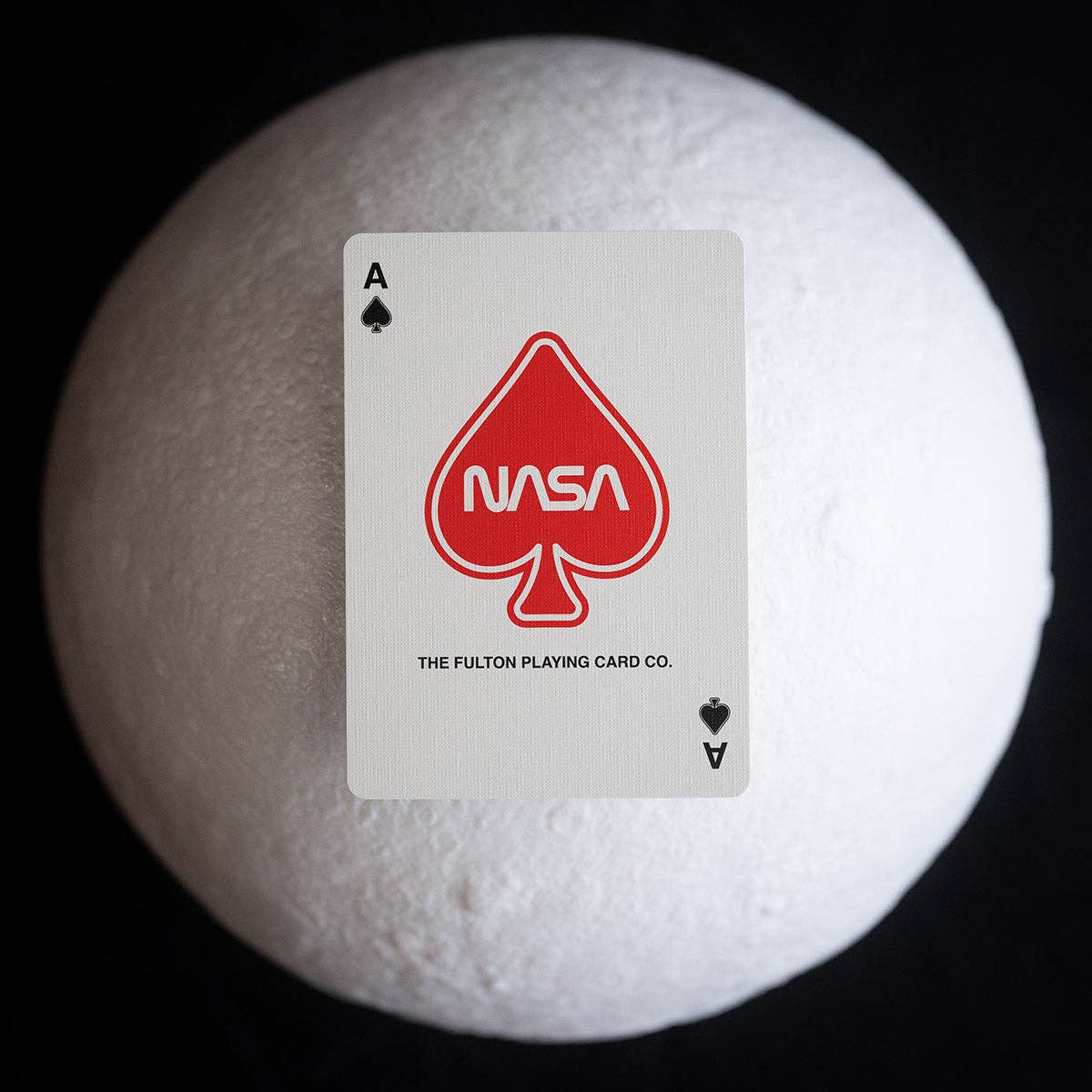 SILVER FOIL NASA WORM PLAYING CARDS