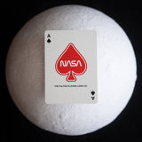 SILVER FOIL NASA WORM PLAYING CARDS